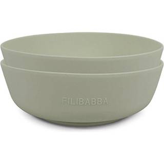 Filibabba Silicone bowl 2-pack - Green