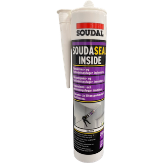 Soudal MS fugemasse til vinduer og døre Soudaseal Inside 290ml RAL 9016