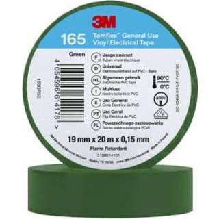 3M TemflexTM el vinyltape 165 grøn 19 mm x 20 m