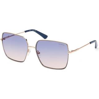 Guess Kvinde GU7866 28W Solbriller Metal Guld Blå Firkantet Normal Skygge