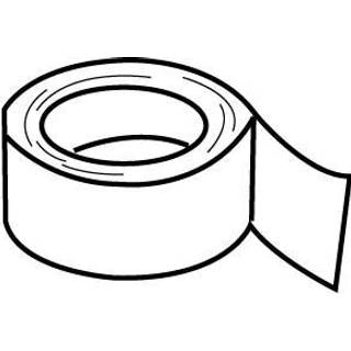 Tape fladkanal 50 mm x 4,6 mtr- På fjernlager - Klar levering