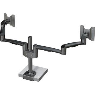 Monitorarm Hold Dual Monitor Arm 27 - Twin-arm, Farve Sort