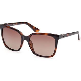 Guess Kvinde GU7865 52H Solbriller Injiceret Havana Brun Firkantet Polariseret Skygge