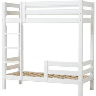 Hoppekids ECO Luxury - Høj Etageseng - 70x160 cm. - To Sengeheste - Hvid