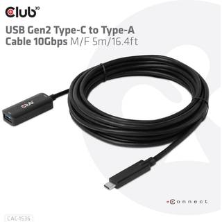CLUB 3D Usb Gen2 Type-C To Type-A