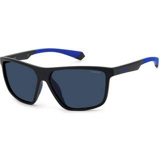 Polaroid PLD 7044/S Polarized 0VK/C3 60 Solbriller Mænd Black - Black - 60mm