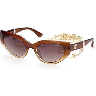 Guess GU7787 47F 57 Solbriller Kvinder Brun - Transparent Brown - 57mm