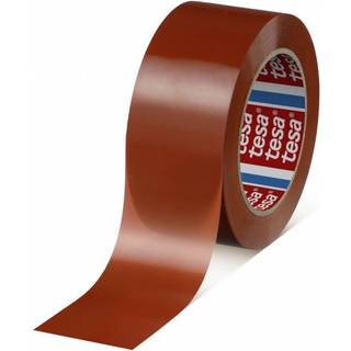 Tesa 4287 Emballagetape Maron rødbrun, 66 m x 50 mm