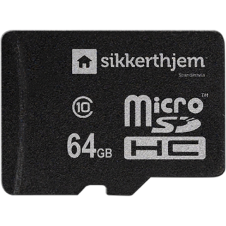 Sikkerthjem Hukommelseskort 64gb Microsd Class 10 ✓ På lager - klar til levering og afhentning