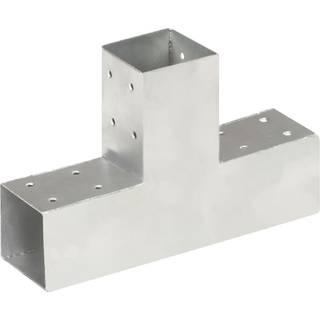 stolpebeslag T-form 71x71 mm galvaniseret metal