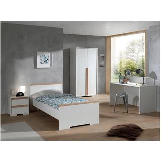 Børneværelse sæt London 90 x 200 cm – hvid