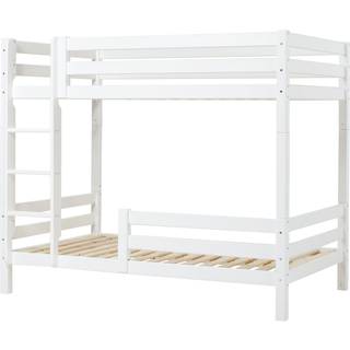 Hoppekids ECO Luxury - Høj Etageseng - 120x200 cm. - To Sengeheste - Hvid