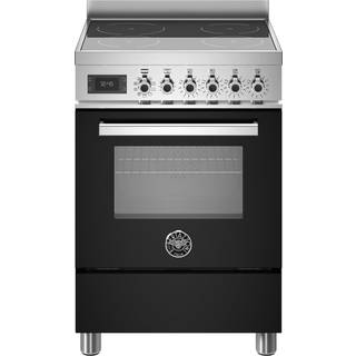 Induktionskogeplade Professional, 60 cm, 4 zoner, enkelt ovn, sort - Bertazzoni