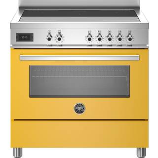 PRO95I1EGIT Professional induktionskomfur med ovn, 90 cm, gul