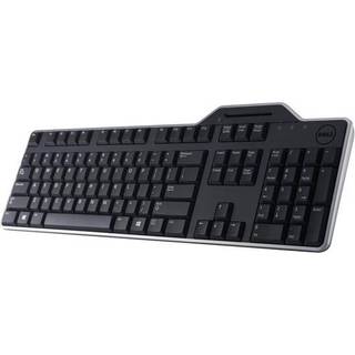 Dell KB813 Smartcard - keyboard - Danish (QWERTY) - black - Tastatur - Dansk - Sort