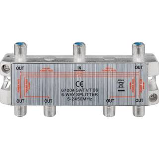6-vejs antennefordeler, 5-2450 MHz, 14 dB tab @1750 MHz | PRIS-MATCH