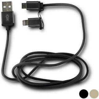 KSIX USB til Micro-USB & Apple Lightning Omformer