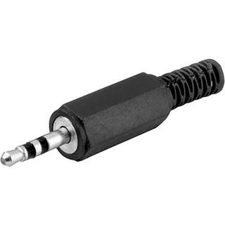 Standard 2.5 mm Microjack stereo stik til lodning
