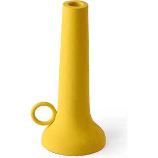 Polspotten Spartan Candle Holder 22 Cm Yellow - Fyrfadsstager Metal Gul - 300-225-061