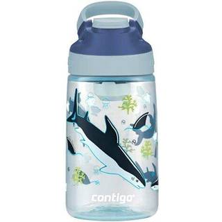Contigo Gizmo Sip Macaroon sharks, 420ml - AUTOSEAL - Drikkeflaske