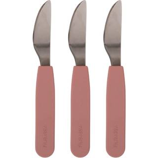 Filibabba Silicone knife 3-pack-Rose
