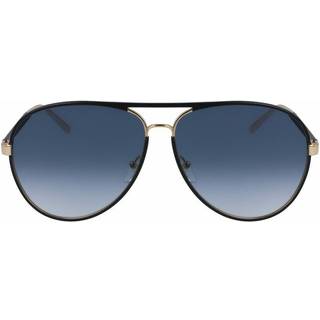 Ferragamo Mand SF236SL 703 Solbriller Metal Sort Blå Pilot Skygge