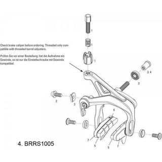 SRAM Rival/Force Centerbolte Til Bremse
