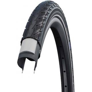 Schwalbe Delta Cruiser Plus PunctureGuard 28x1 1/2 (40-635) sort refleks E-25