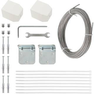 altanafskærmning Oxfordstof 140x240 cm lysegrøn