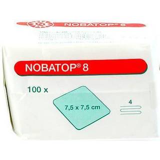 NOBATOP 8 Kompres usteril 7,5 x 7,5 cm 100 stk.