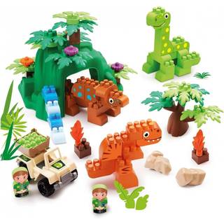 ECOIFFIER Dinoland m/køretøj & figurer