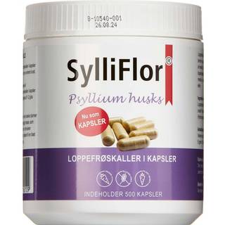 SylliFlor Psyllium husks - Loppefrøskaller - 500 kapsler