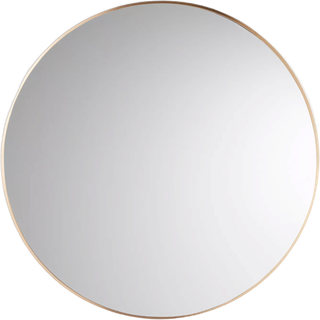 MEGHAN spejl, diameter 80 cm - Sort