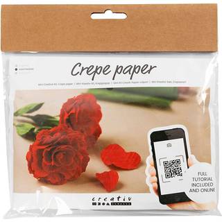 Mini DIY Kit Crepepapir, roser