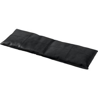 Cinas, Rib Pude 104 cm Sort læder