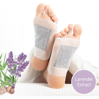 DETOX Lavender afgiftende fodplastre - Pakke med 10 stk.