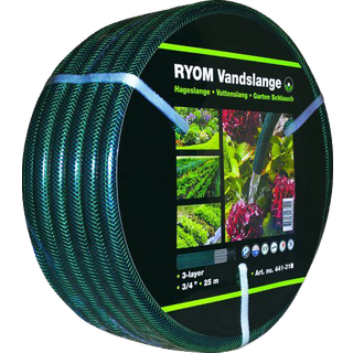 Vandslange - grøn 3/4" 3-Lag Arm.25M