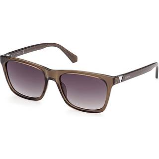Guess GU00044 96P 57 Solbriller Mænd Grøn - Transparent Dark Green - 57mm
