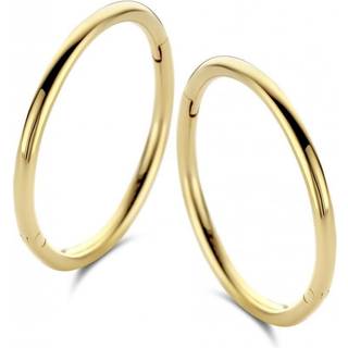 Spirit Icons Imagine Hoops Small 14 Karat Guld Øreringe