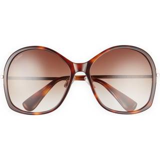 Max Mara MM0027 52F 60 Solbriller Kvinder Tortoiseshell - Dark Tortoise - 60mm