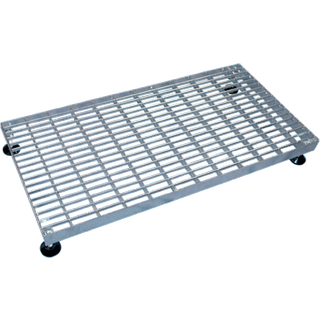 Clean carpet trinrist standard 604012 galvaniseret 40mm 80x40cm