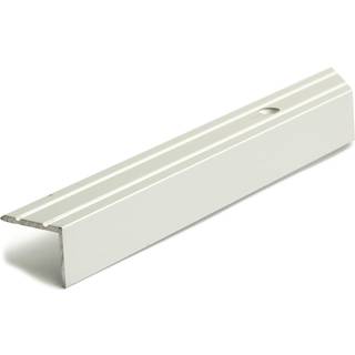 Habo A36 trappekantliste med skruehuller, 1000 mm, aluminium