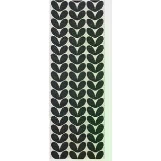 Brita Sweden Karin Tæppe 70x150 Cm - Mønstrede tæpper Vinyl Sort - 13-71501