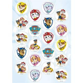 Paw Patrol, Kage Print Ø3,5cm - Dekora