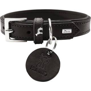 Hunter Larvik Sort Hundehalsbånd - 50