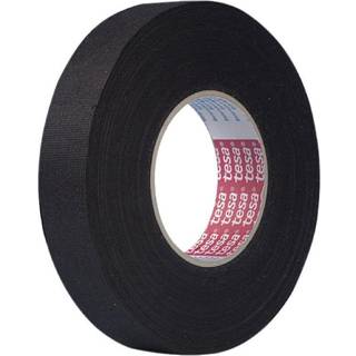 tesa kabeltape stof 19 mm x 15 m x 0,3 mm, sort