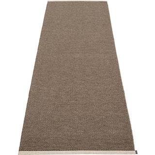 Pappelina, Mono tæppe 70x200 cm dark brown / dark linen