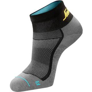 Snickers 9218 litework, 37.5® korte strømper lys gråmeleret/sort 41-44