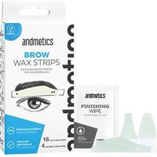 Andmetics Brow Wax Strips - 4 Full Treatments