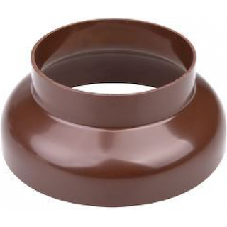 Plastmo speciel brøndkrave, PVC, brun, Ø110 mm - Ø90 mm